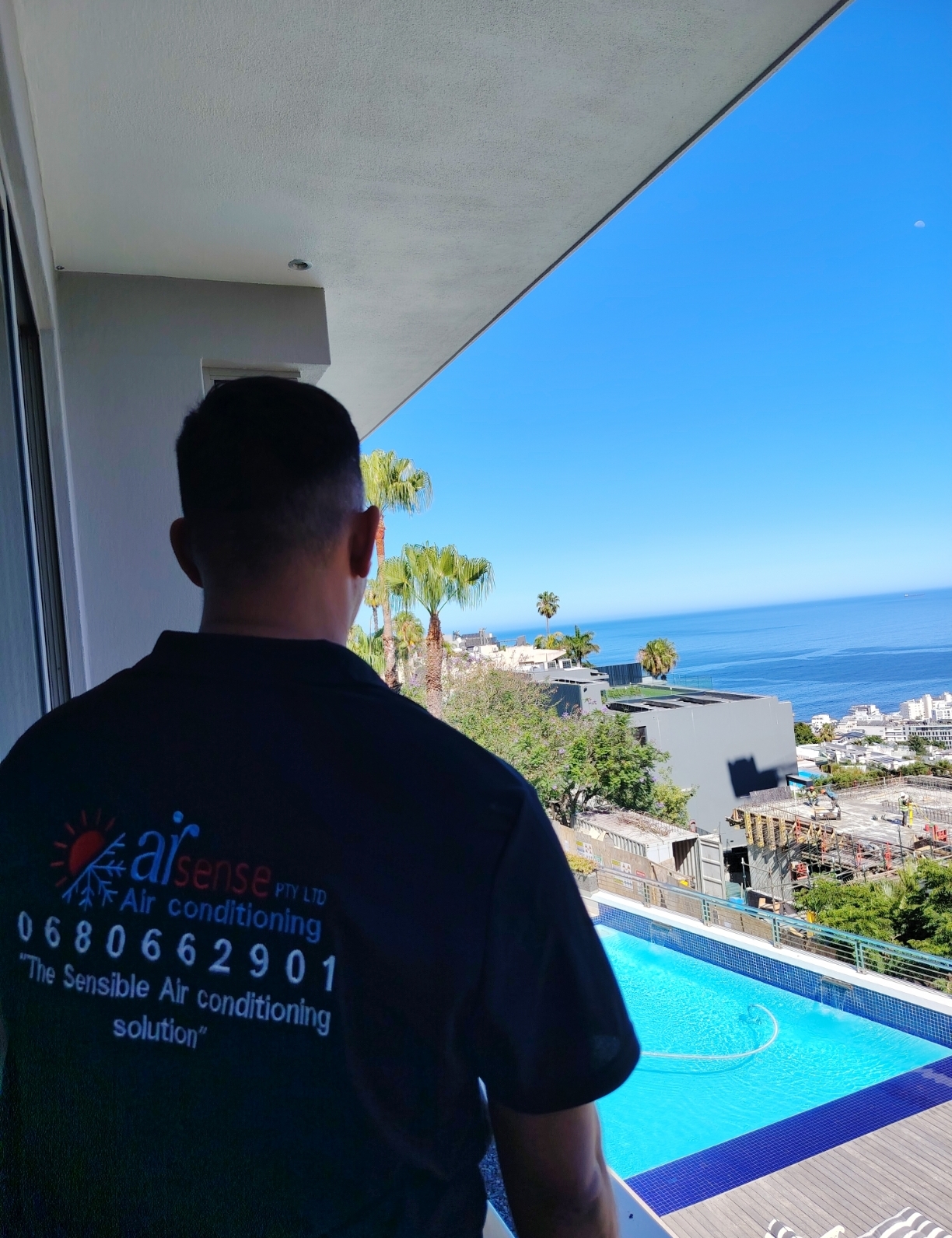 Air conditioning service completed for customer in Upper Bishopscourt Cape Town