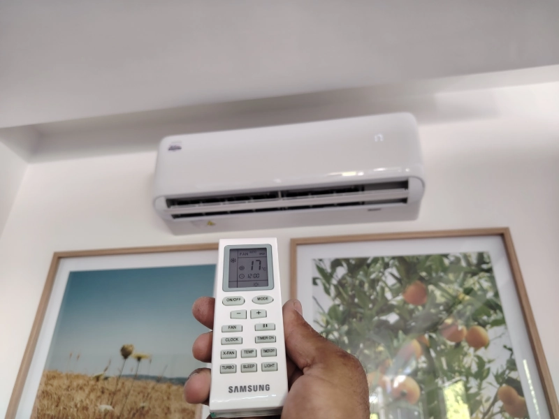 Completed Samsung AR40 inverter indoor air conditioner unit