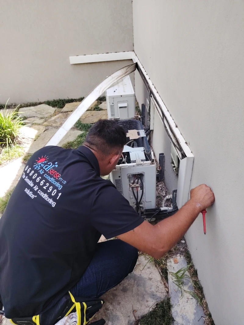 Air conditioner compressor repair at equestrian mansion
