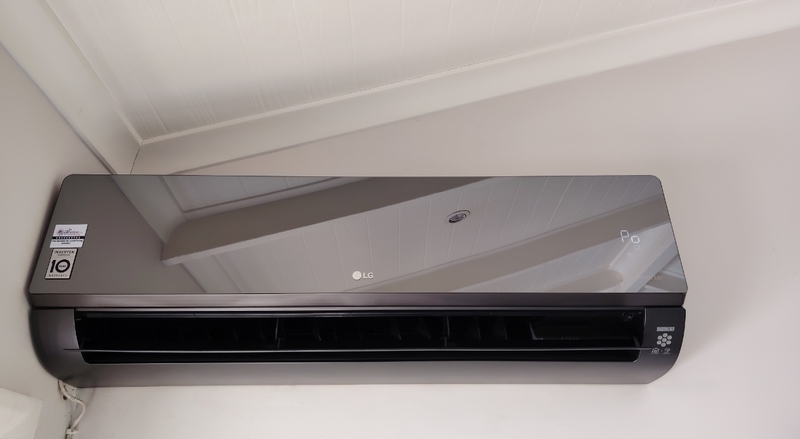 Lg Dual Inverter mid wall split installed for our customer in Simon's town, Cape Town 
